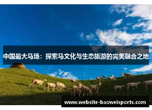 中国最大马场：探索马文化与生态旅游的完美融合之地