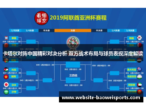 卡塔尔对阵中国精彩对决分析 双方战术布局与球员表现深度解读